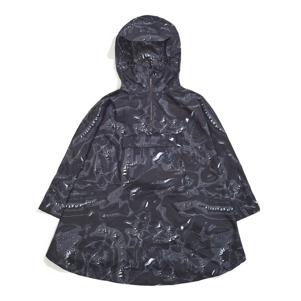 FAIRWEATHER* packable rain poncho (navy) - BLUE LUG GLOBAL